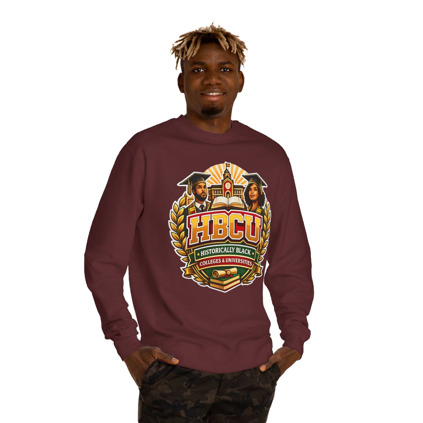 HBCU Crest Sweatshirt — Historically Black Colleges & Universities Crewneck