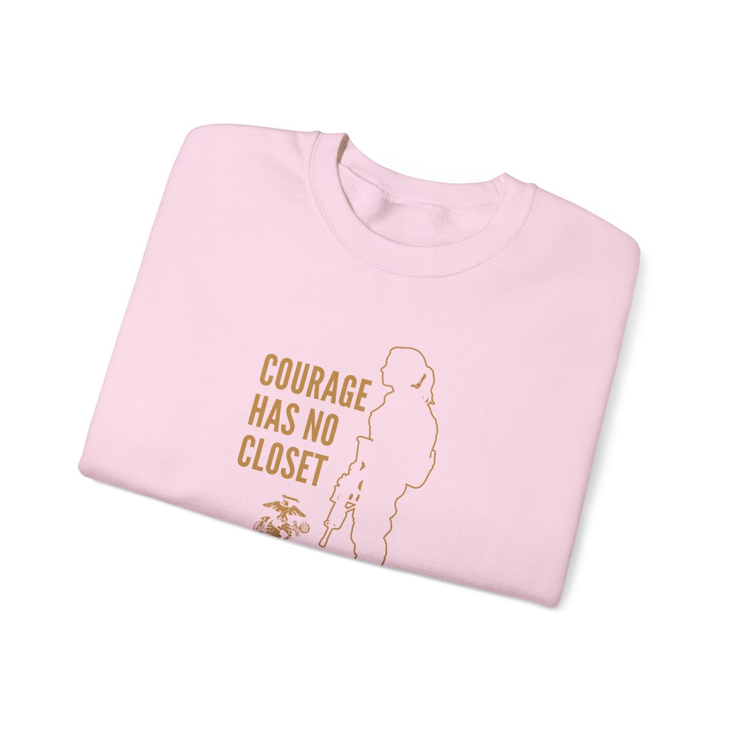 Courage Has No Closet US Marines Crewneck Sweatshirt