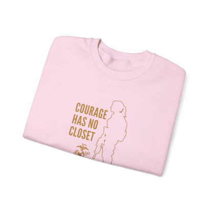 Courage Has No Closet US Marines Crewneck Sweatshirt