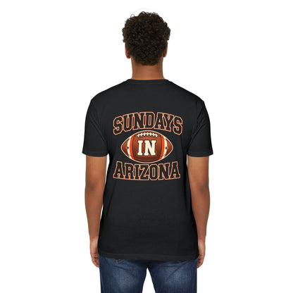 Sundays in Arizona Football T‑Shirt — Vintage Game Day Tee