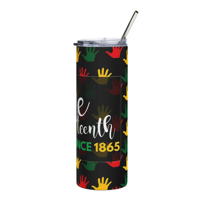 20oz Freedom Tumbler — Juneteenth Celebration Stainless Steel Travel Cup