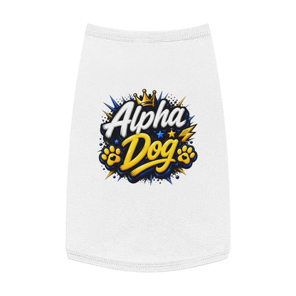 Alpha Dog Pet Tank Top — Bold Graphic Dog Shirt