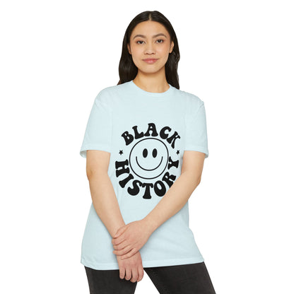 Black History Smiley T-Shirt – Retro Retro Vibe Celebration Tee
