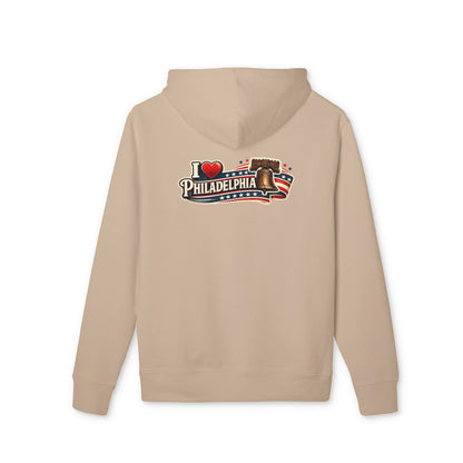 I  Philadelphia Hoodie — Vintage Liberty Bell & American Flag Sweatshirt