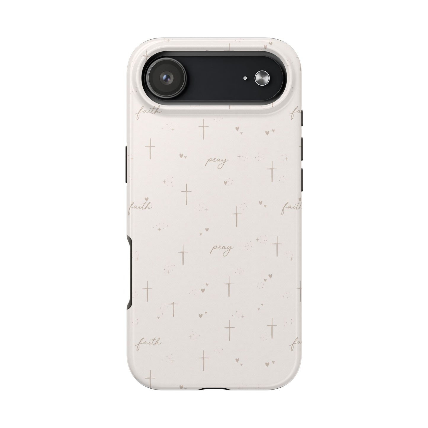 Pray with Faith Phone Case | Christian floral iPhone Case