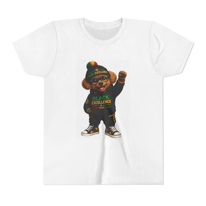 Youth Tee — 'Black Excellence' Teddy Bear Kids T-Shirt