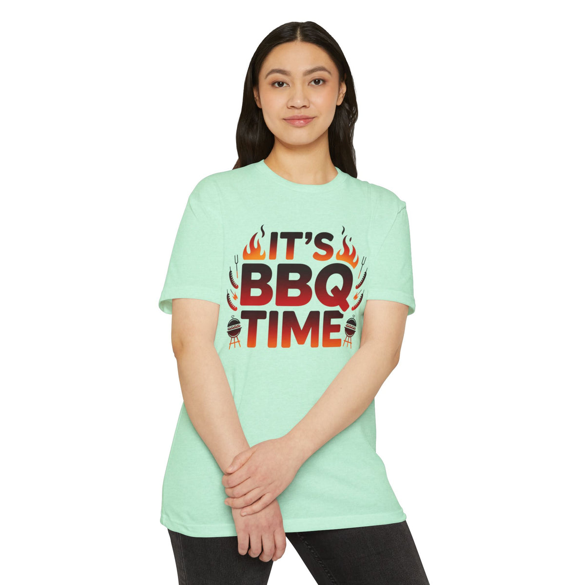 It’s BBQ Time T-Shirt — Grilling Graphic Tee for BBQ Lovers