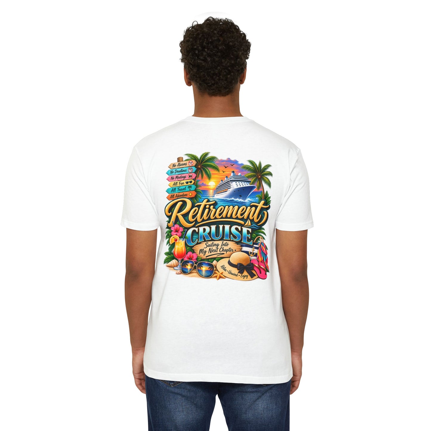 Retirement Cruise T-Shirt — Vacation & Farewell Party Tee