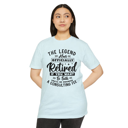 Retired Legend T-Shirt — "The Legend Has Officially Retired" Retirement Gift Tee