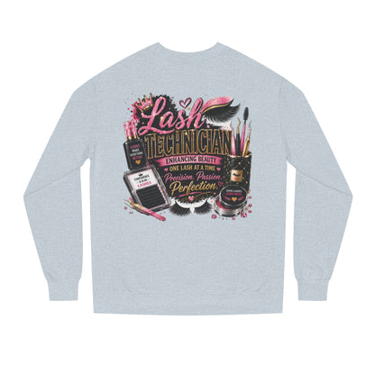 Lash Technician Crewneck Sweatshirt — Professional Eyelash Artist Apparel