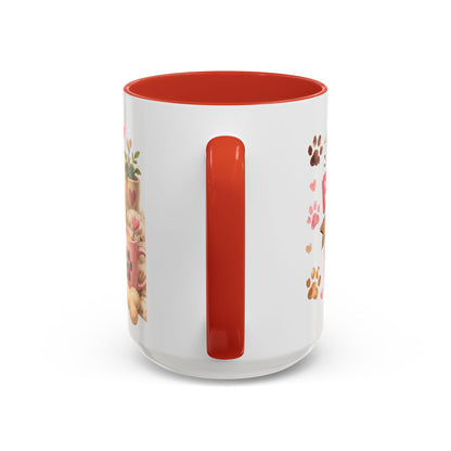 Cute Dog Lover Coffee Mug — "Life is Better With a Dog" Accent Mug (11/15oz)