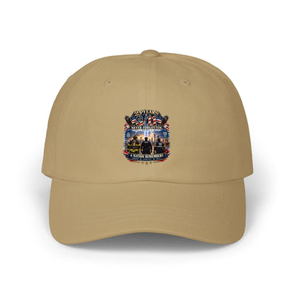 Dad Cap with Patriotic Vintage Military Emblem — Classic American Tribute Hat