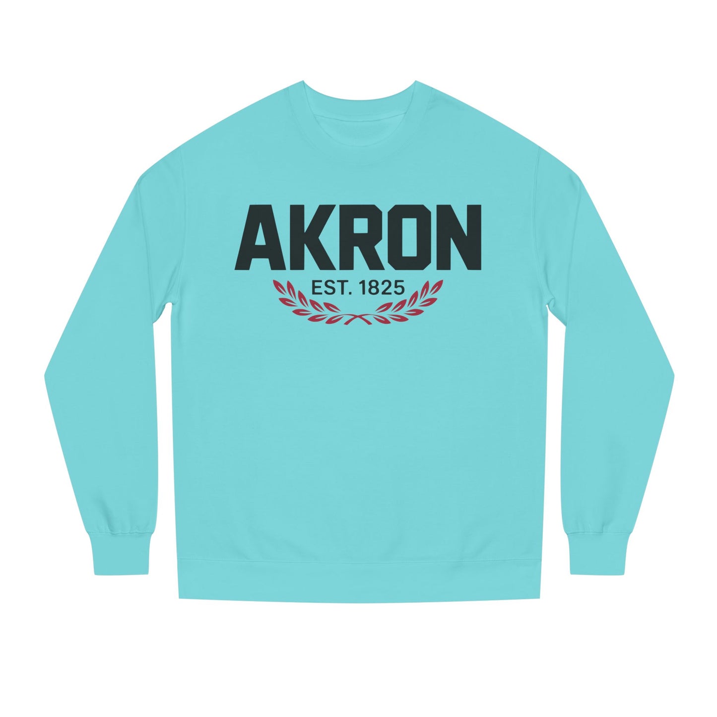 Akron Est. 1825 Crewneck Sweatshirt — Vintage City Pride Pullover