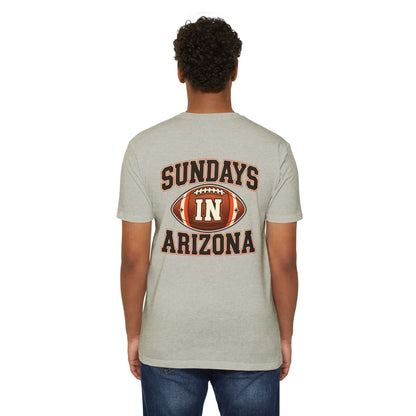 Sundays in Arizona Football T‑Shirt — Vintage Game Day Tee