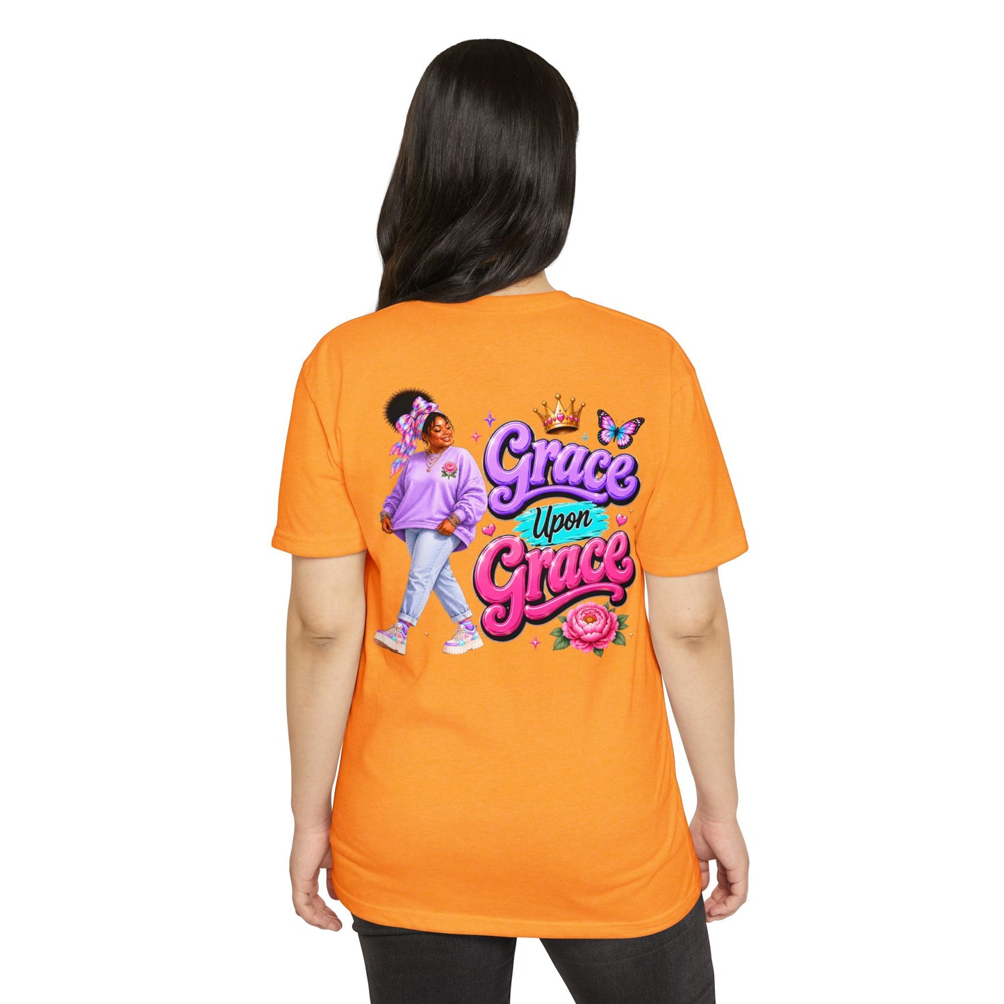 Grace Upon Grace T-Shirt — Inspirational Girl Faith Tee