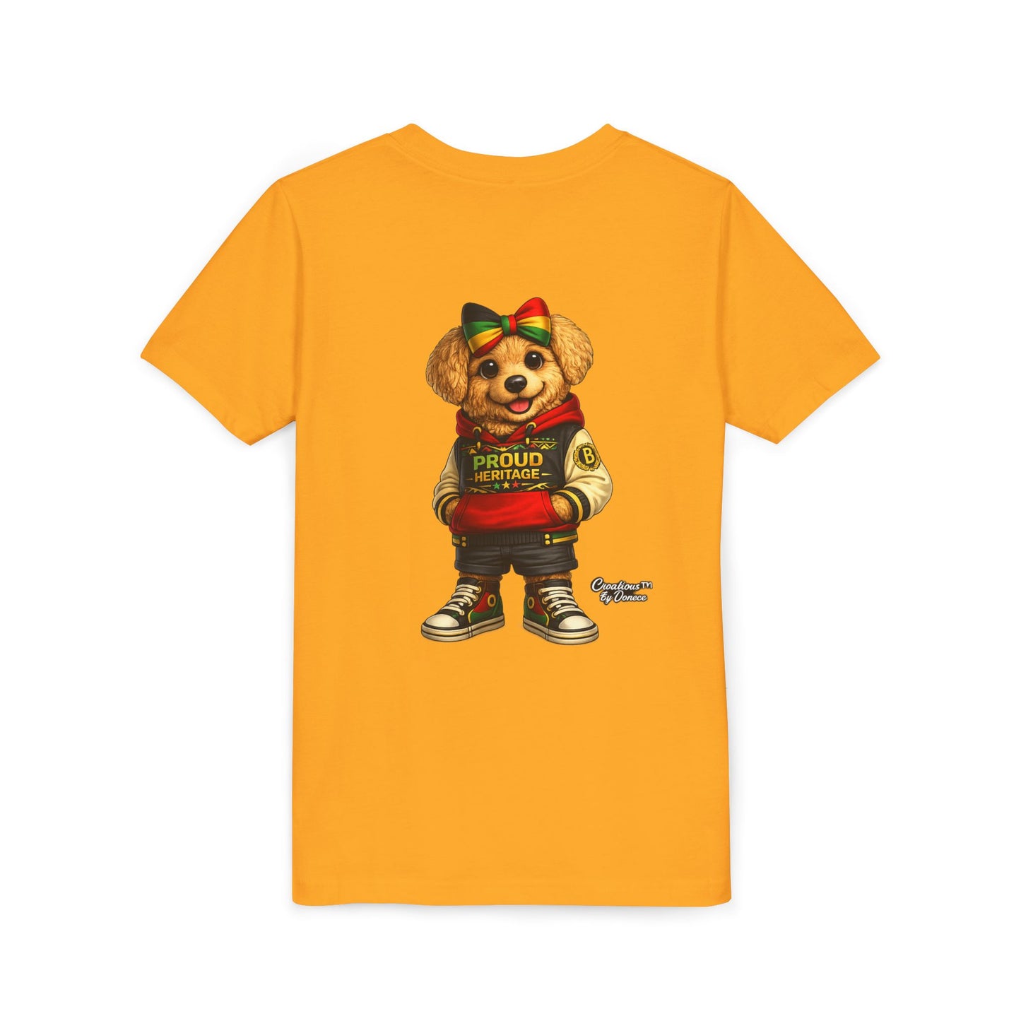Kids Rasta Bear 'Proud Heritage' Tee
