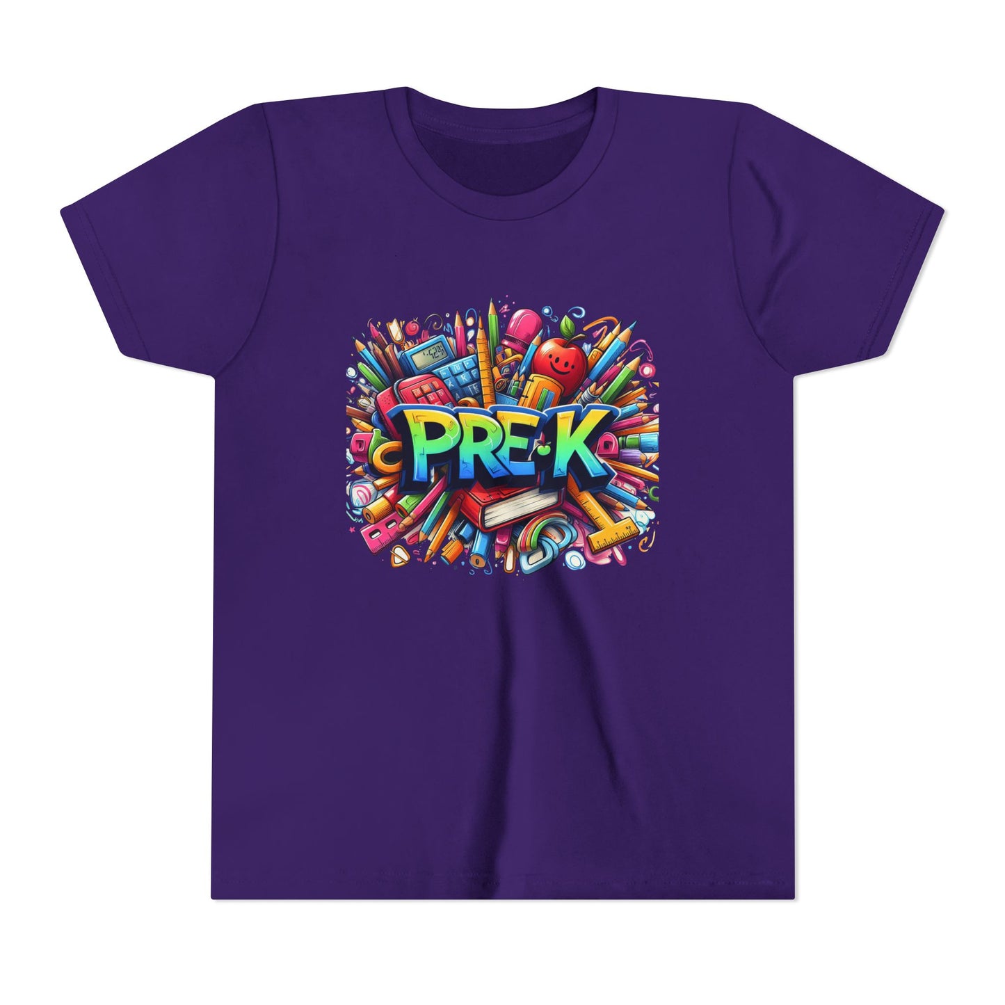 PRE-K Kids Tee — Colorful Back-to-School Pre-K Shirt for Preschoolers