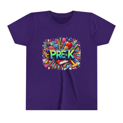 PRE-K Kids Tee — Colorful Back-to-School Pre-K Shirt for Preschoolers