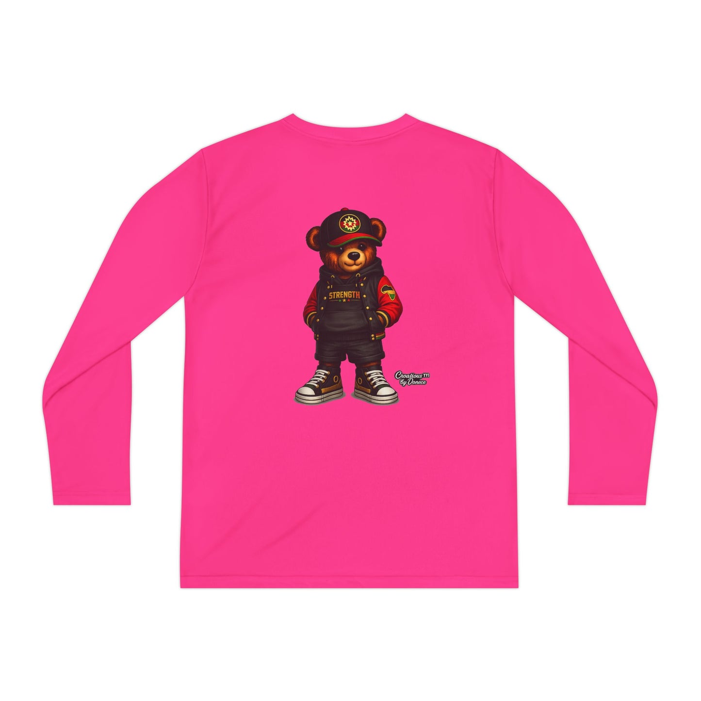 Youth Long Sleeve Tee — Urban Bear Graphic