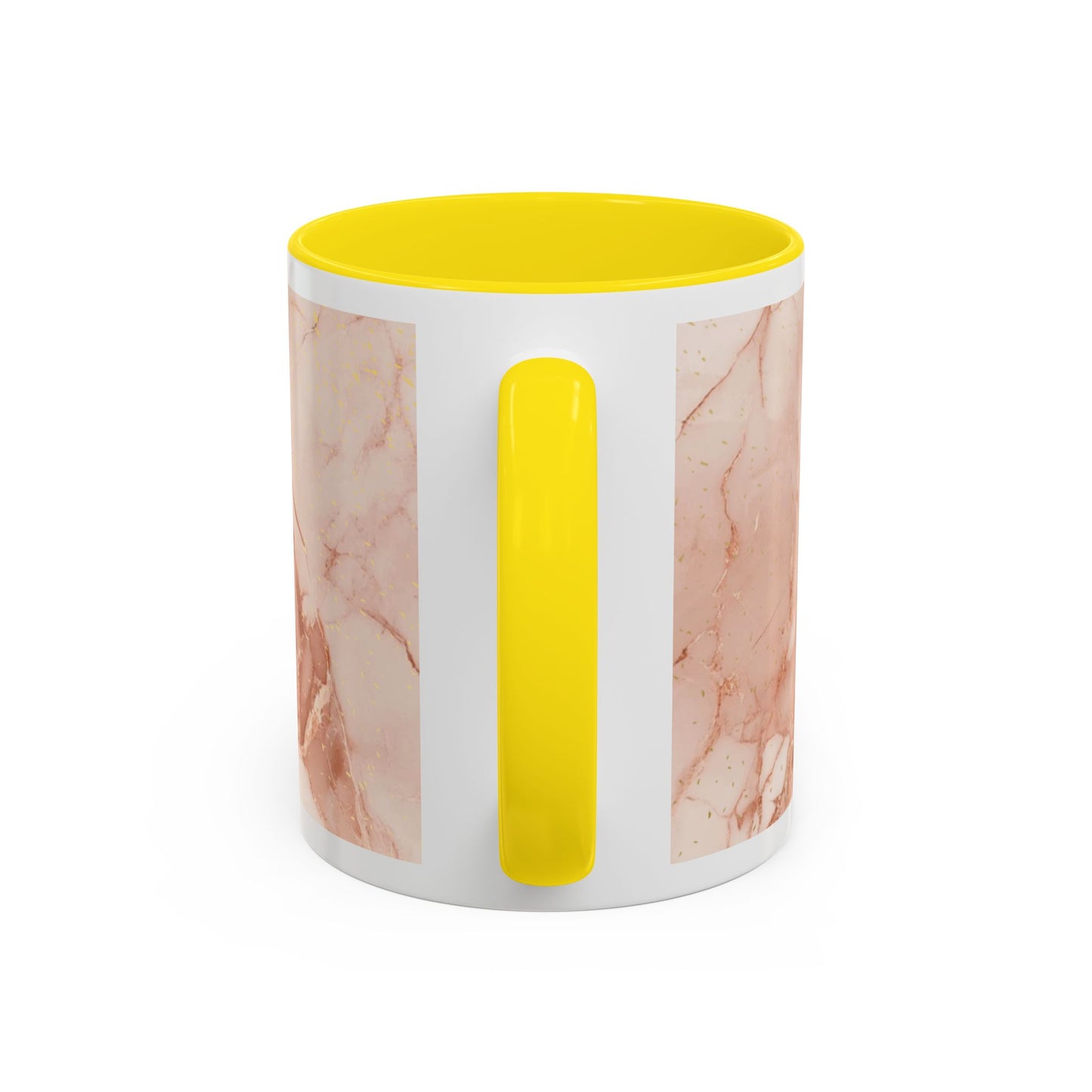 Mom Marble Accent Coffee Mug — Rose Gold & Gold Vein 11/15oz Gift