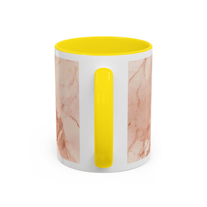 Mom Marble Accent Coffee Mug — Rose Gold & Gold Vein 11/15oz Gift