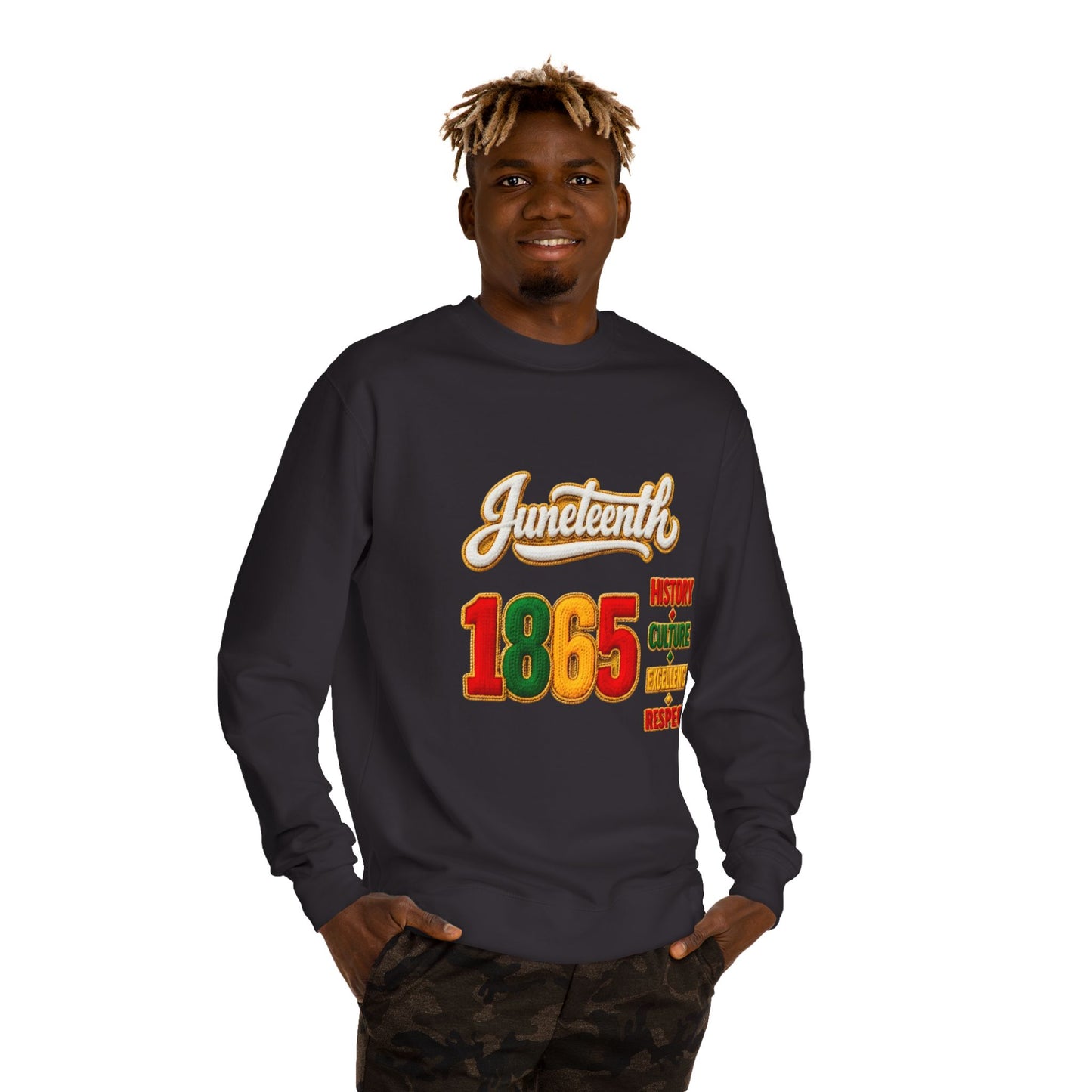 Juneteenth 1865 Sweatshirt — History • Culture • Resilience • Respect