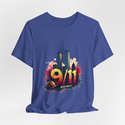 9/11 Memorial T-Shirt — Never Forget Tribute Tee