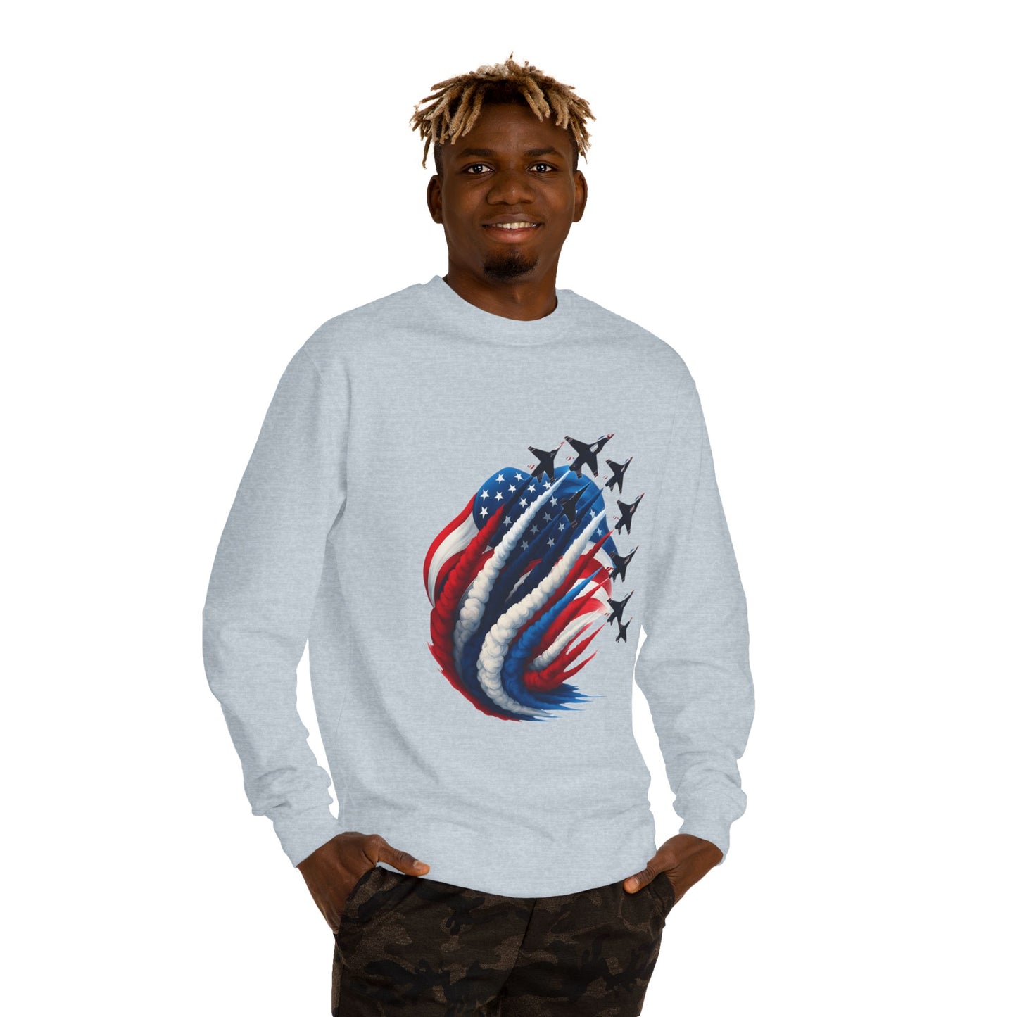 Patriotic Jet Squadron Sweatshirt