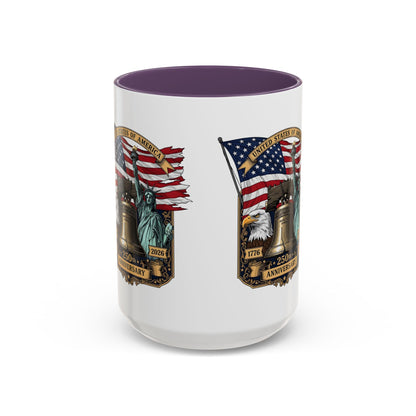Liberty Anniversary Coffee Mug — 250th USA Celebration Accent Mug