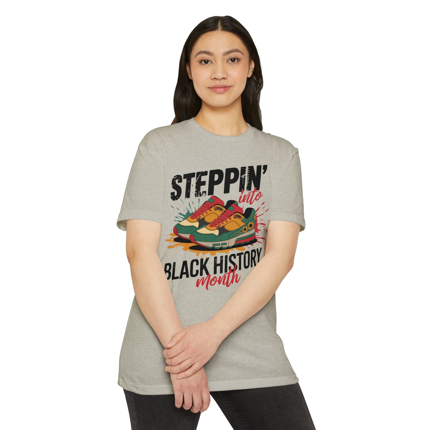 Steppin' Into Black History Month T-Shirt