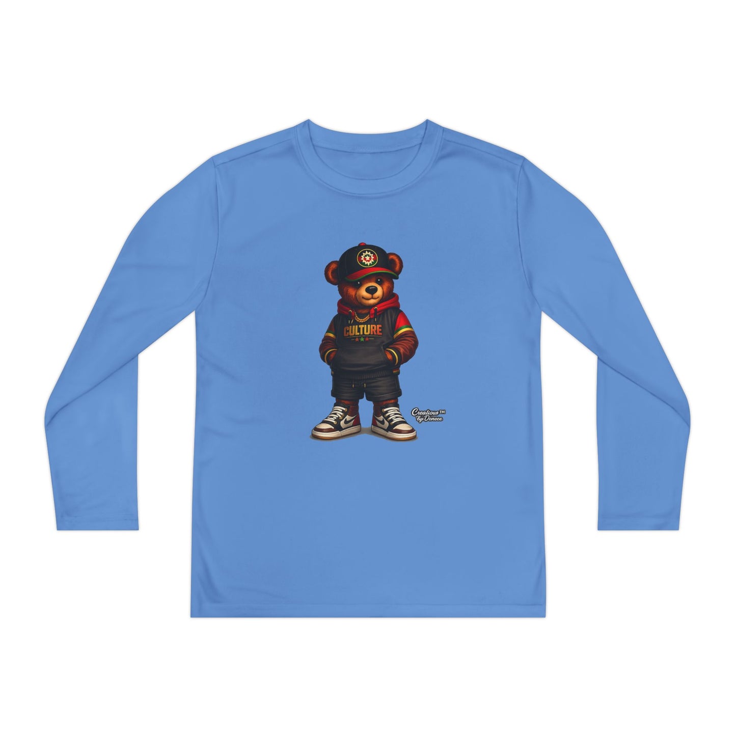 Kids Bear Graphic Long Sleeve Tee — Urban Streetwear Youth Shirt