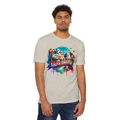 South Dakota Mount Rushmore T-Shirt — Retro Watercolor State Souvenir