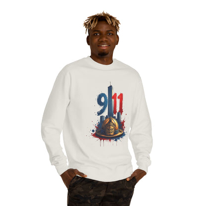 9/11 Memorial Sweatshirt – Firefighter Tribute Crewneck