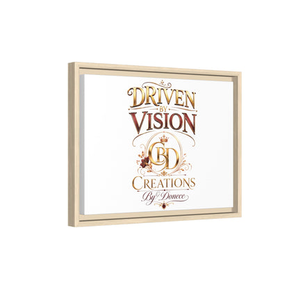 Driven by Vision Framed Canvas Wall Art