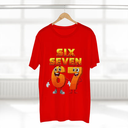 Six Seven 67 Cartoon Tee – Funny Number Graphic T-Shirt