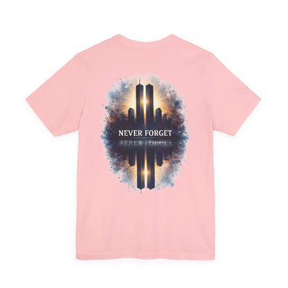 9/11 Never Forget Tee — World Trade Center Memorial Shirt