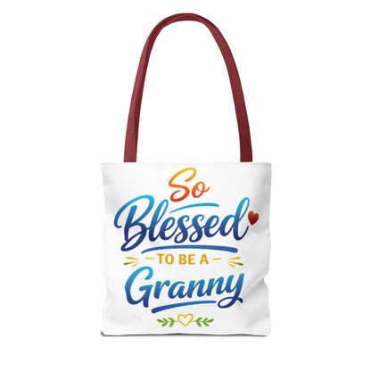 So Blessed to Be a Granny Tote Bag — Gift Tote for New Grandmothers