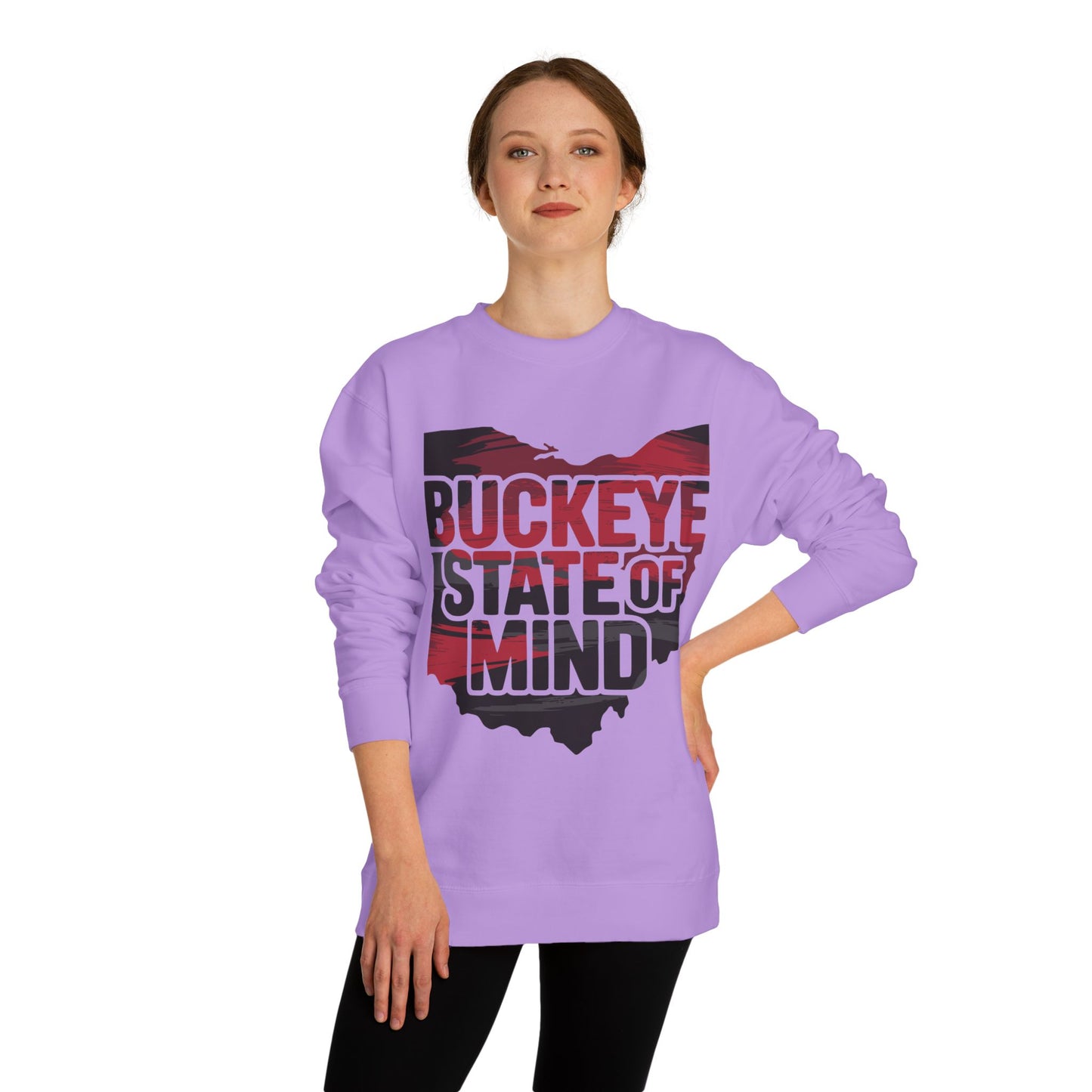 Buckeye State of Mind Sweatshirt — Ohio Vintage Crewneck for Fans