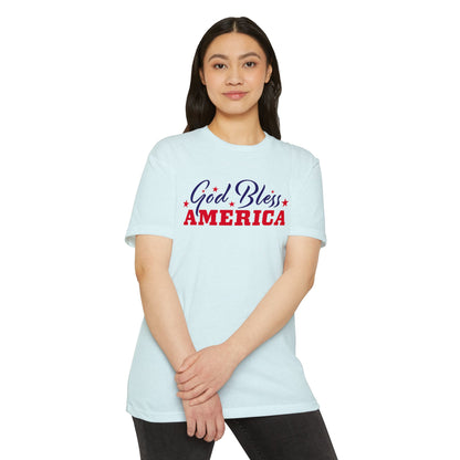 God Bless America T-Shirt — Patriotic Stars Tee
