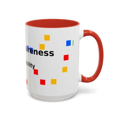 Autism Awareness Accent Mug - "See the Ability" Coffee Cup