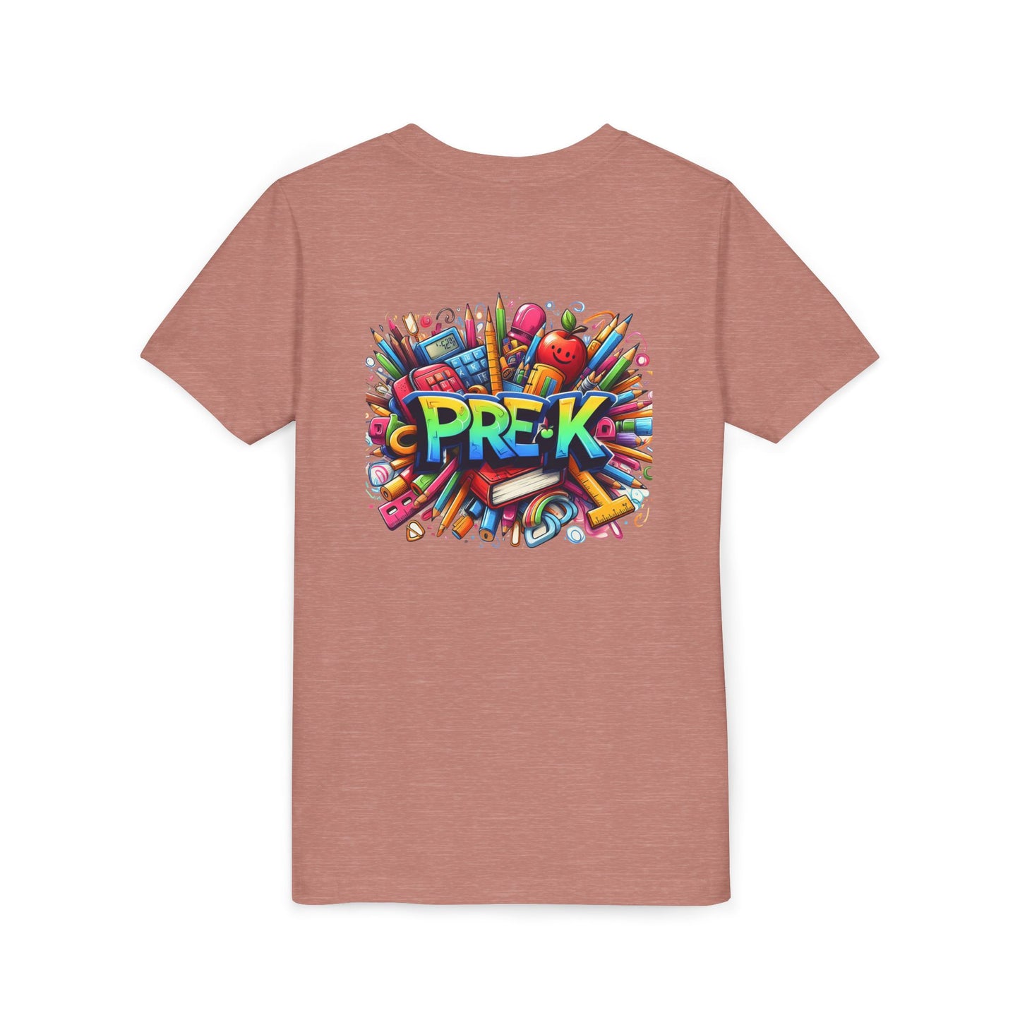PRE-K Kids Tee — Colorful Back-to-School Pre-K Shirt for Preschoolers