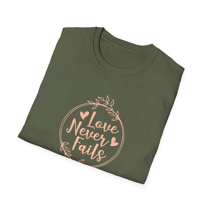 Love Never Fails T-Shirt