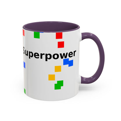 Coffee Mug — Teacher Is My Superpower Accent Ceramic Mug