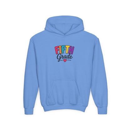 Fifth Grade Kids Hoodie - Colorful Back-to-School Sweatshirt for Students