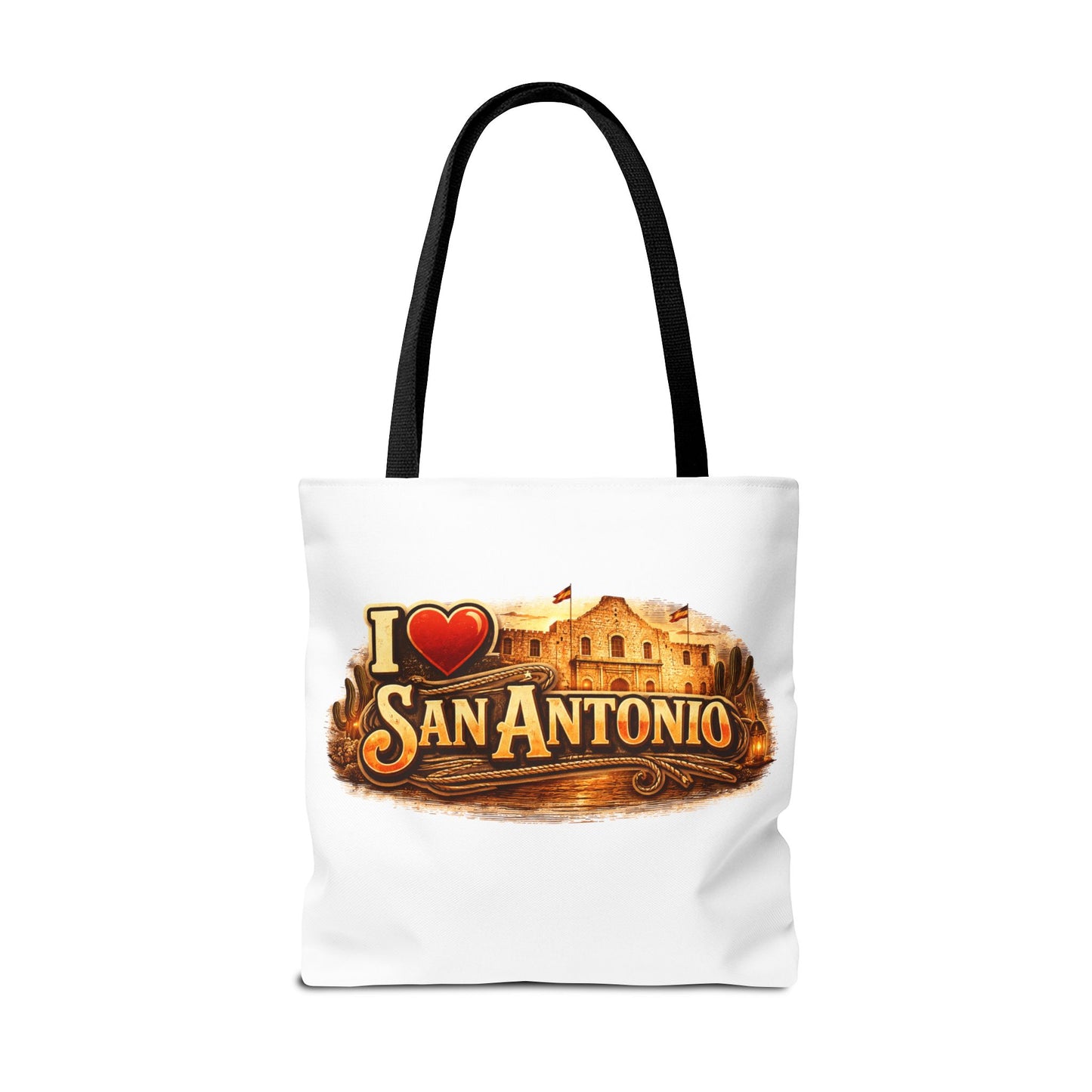 I  San Antonio Tote Bag — Alamo Vintage Souvenir Tote