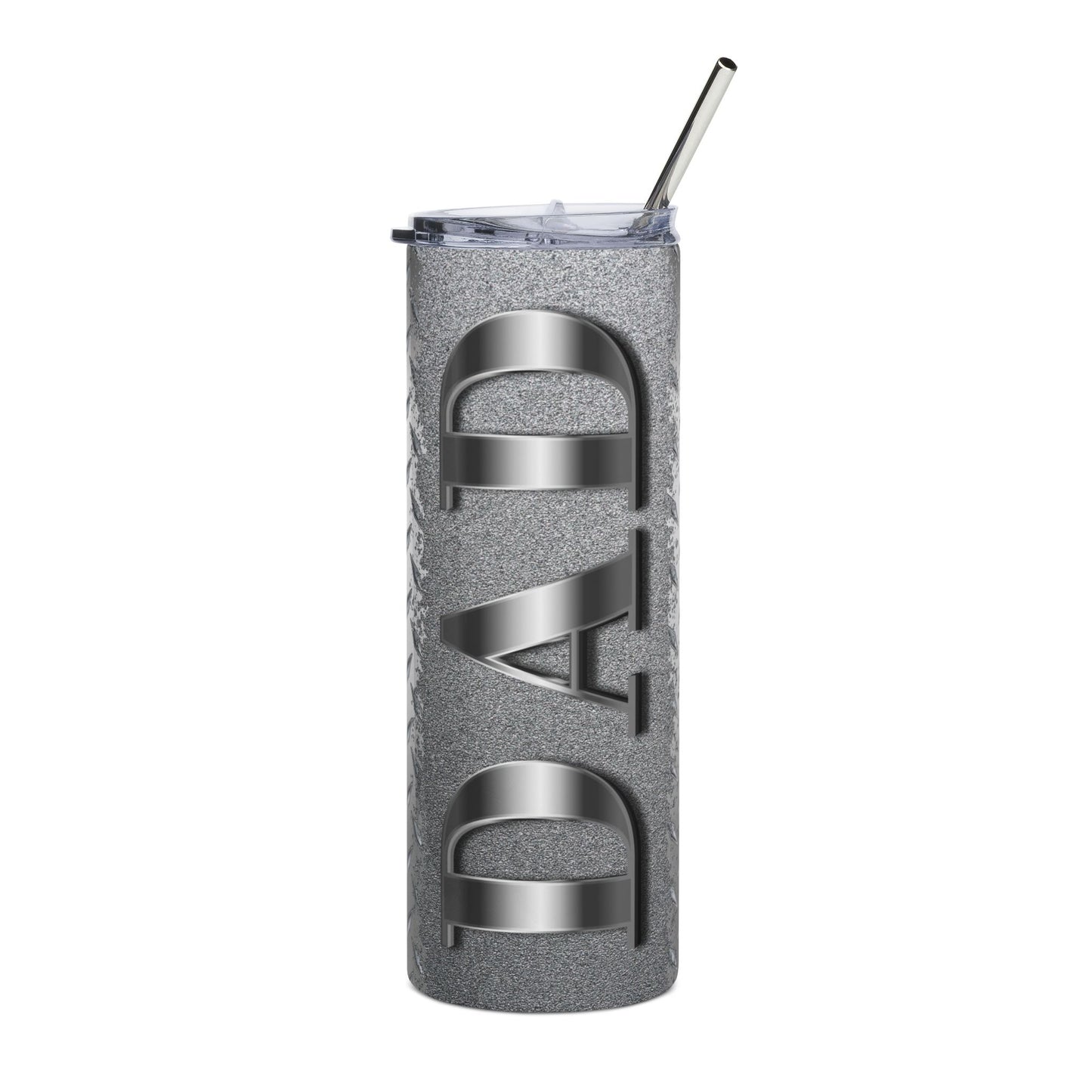 20oz Stainless Steel Tumbler — Industrial Diamond Plate "DAD" Design