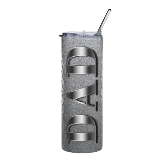 20oz Stainless Steel Tumbler — Industrial Diamond Plate "DAD" Design