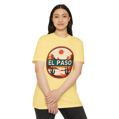 El Paso Desert Patch T-Shirt — Retro Southwestern Travel Tee