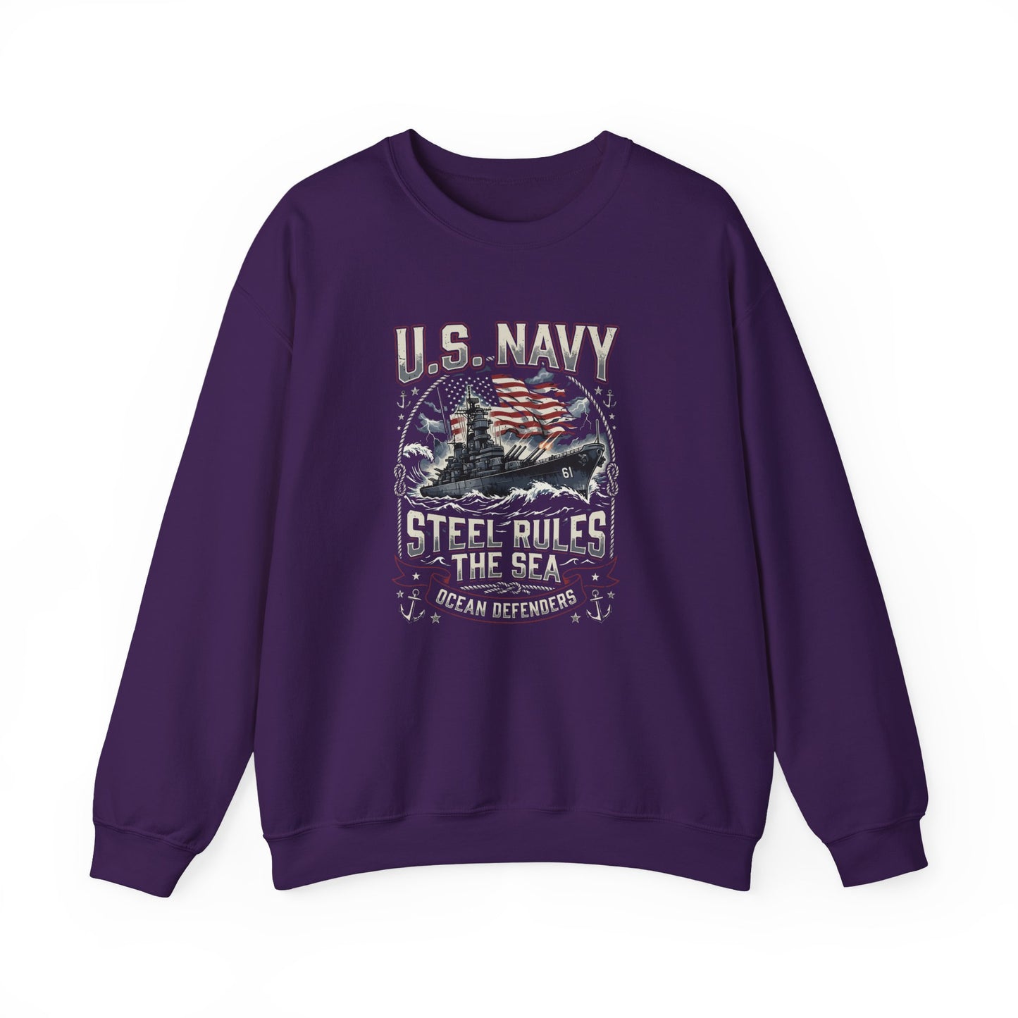 U.S. Navy Steel Rules the Sea Sweatshirt
