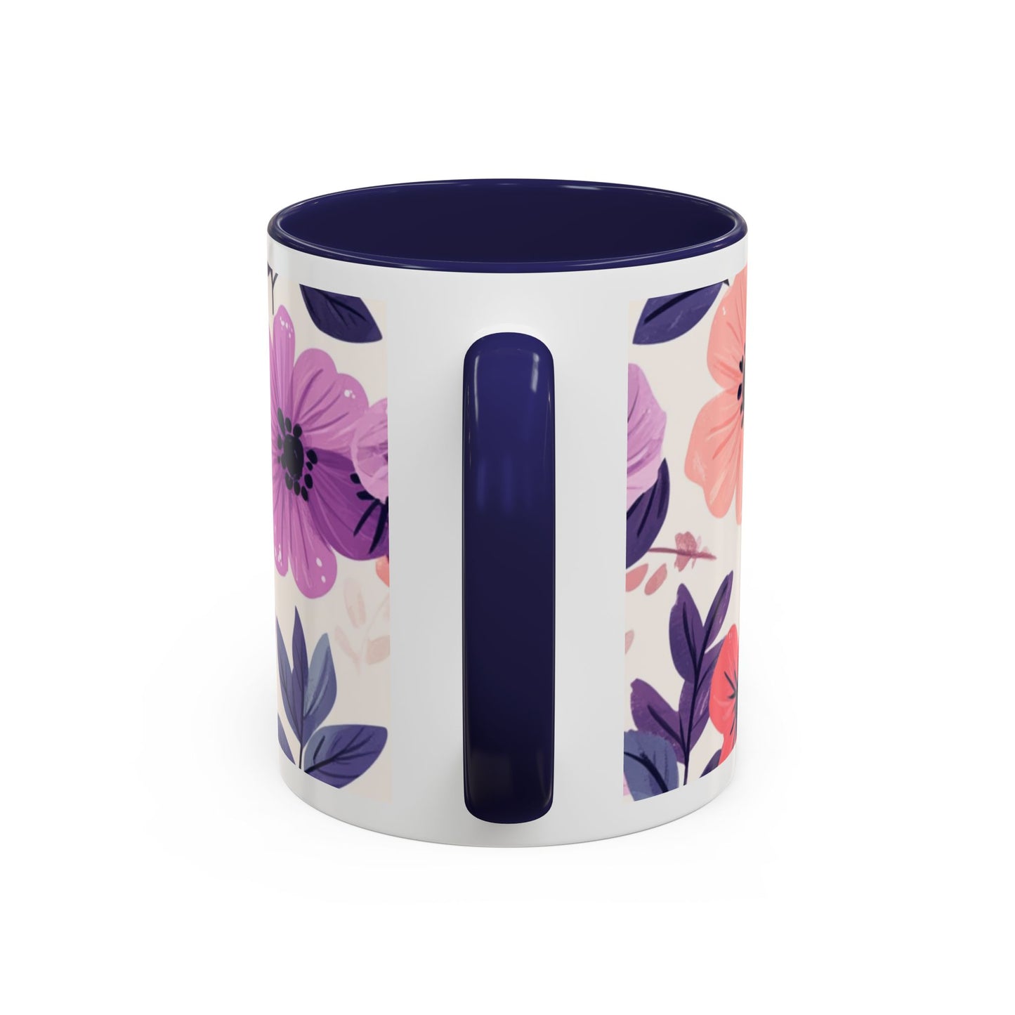Mother Peace Floral Coffee Mug — "A quiet light, a guiding hand..." Memorial Tribute Mug
